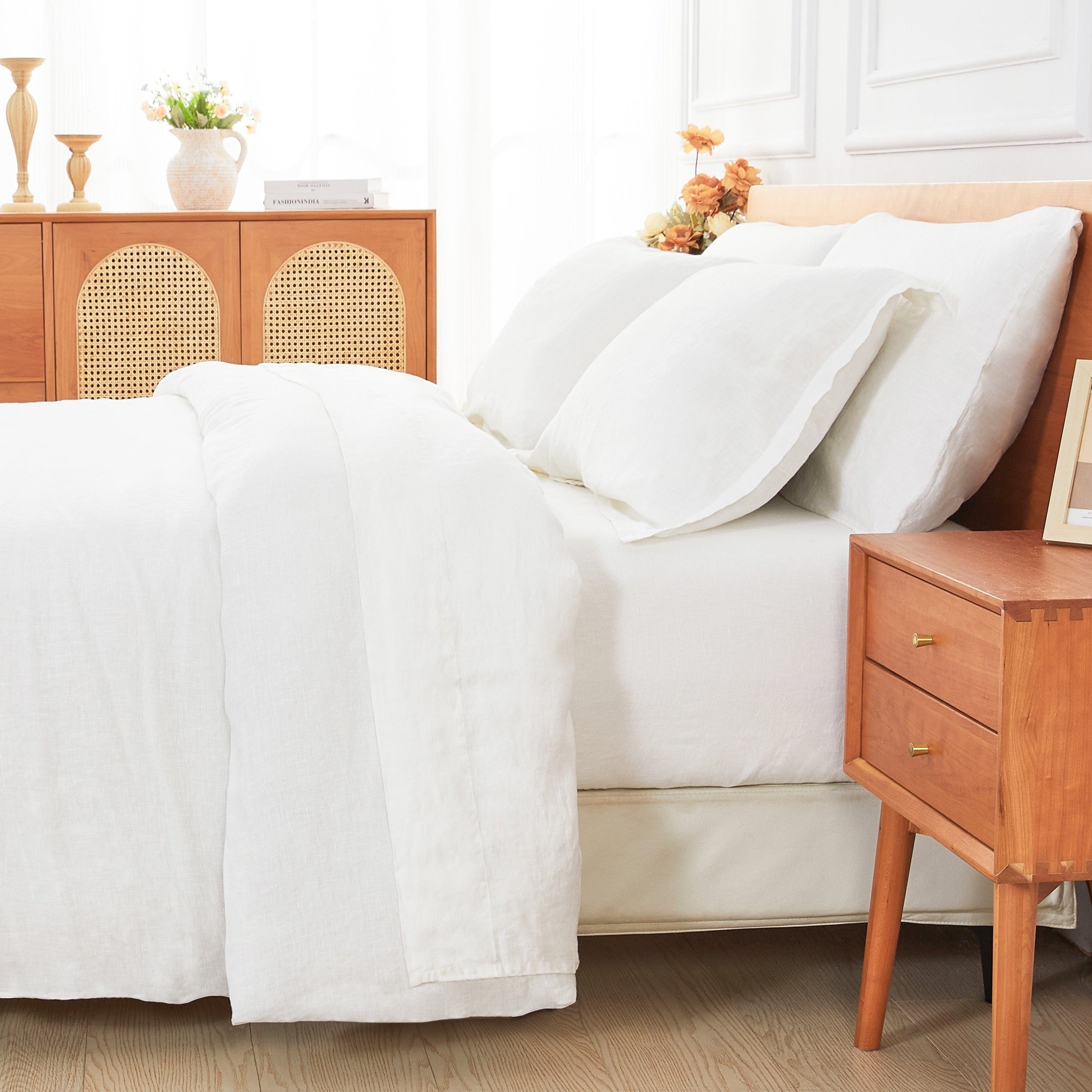100% Linen Duvet Cover Set by Mélange Home
