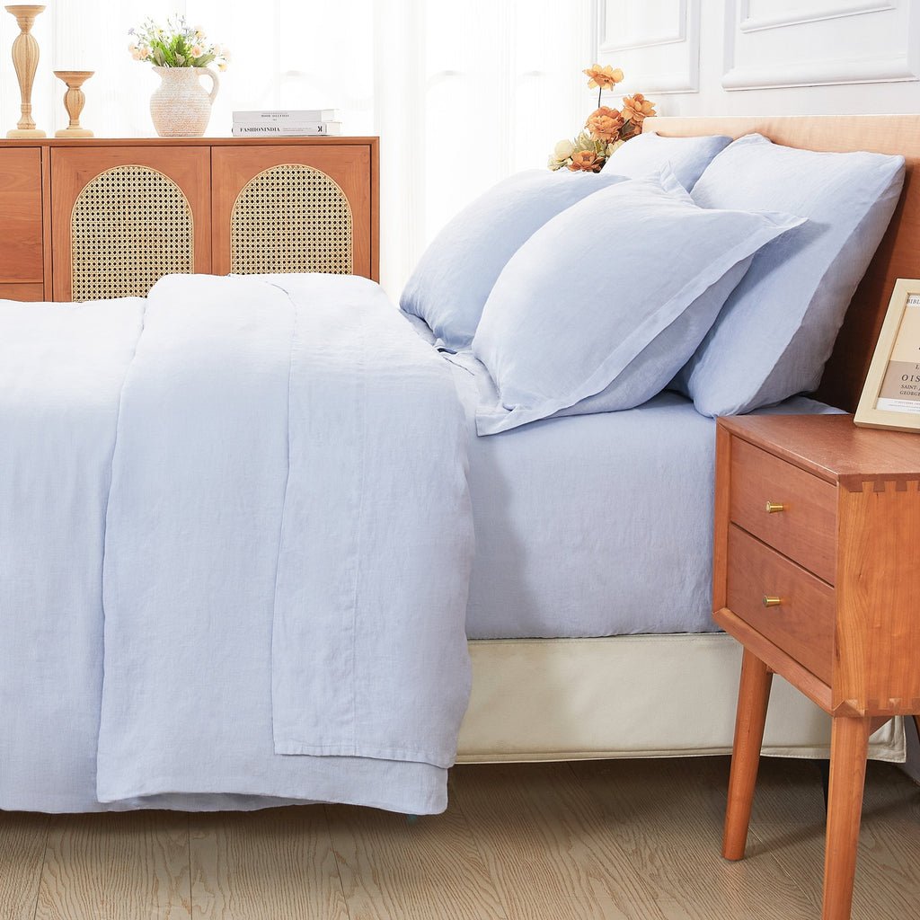 100% Linen Duvet Cover Set by Mélange Home