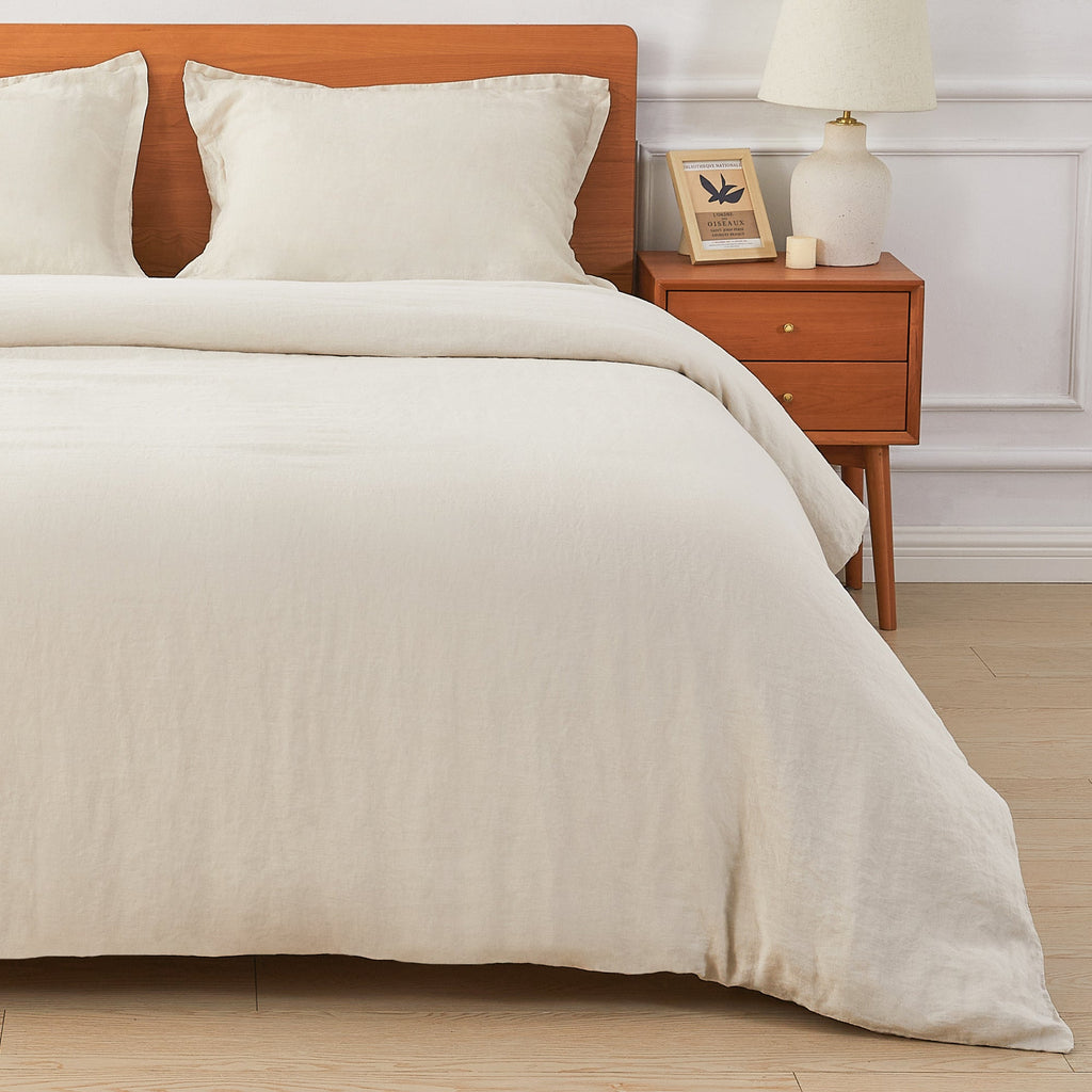 100% Linen Duvet Cover Set by Mélange Home