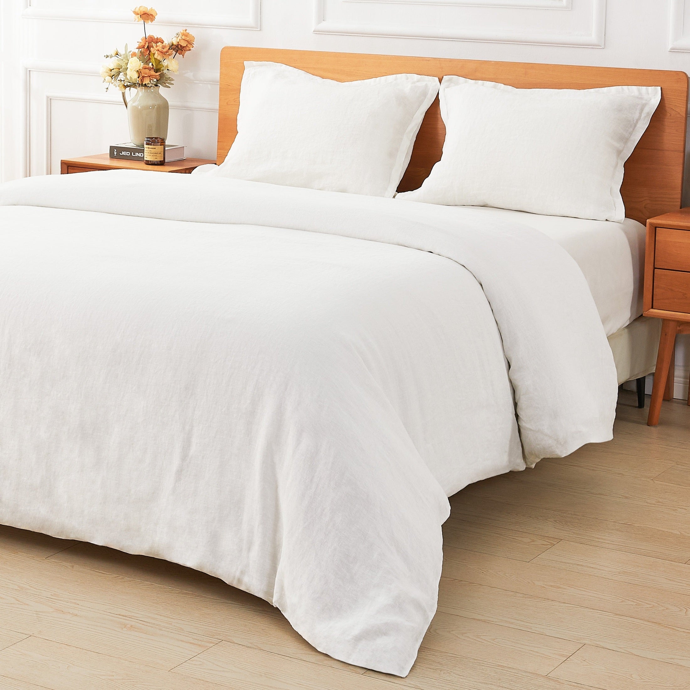100% Linen Duvet Cover Set by Mélange Home