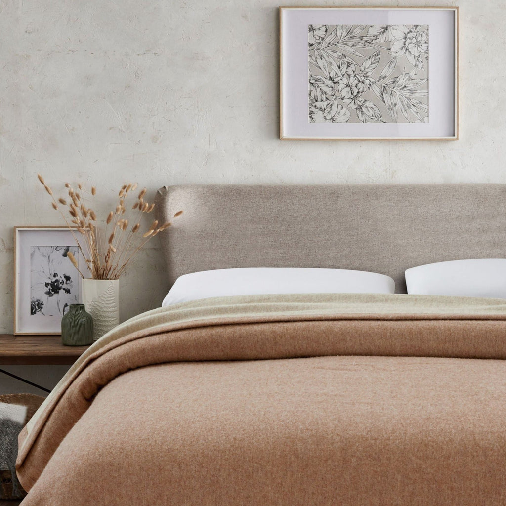 100% Merino Wool Reversible Blanket by Mélange Home