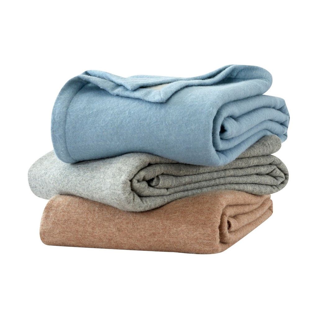 100% Merino Wool Reversible Blanket by Mélange Home