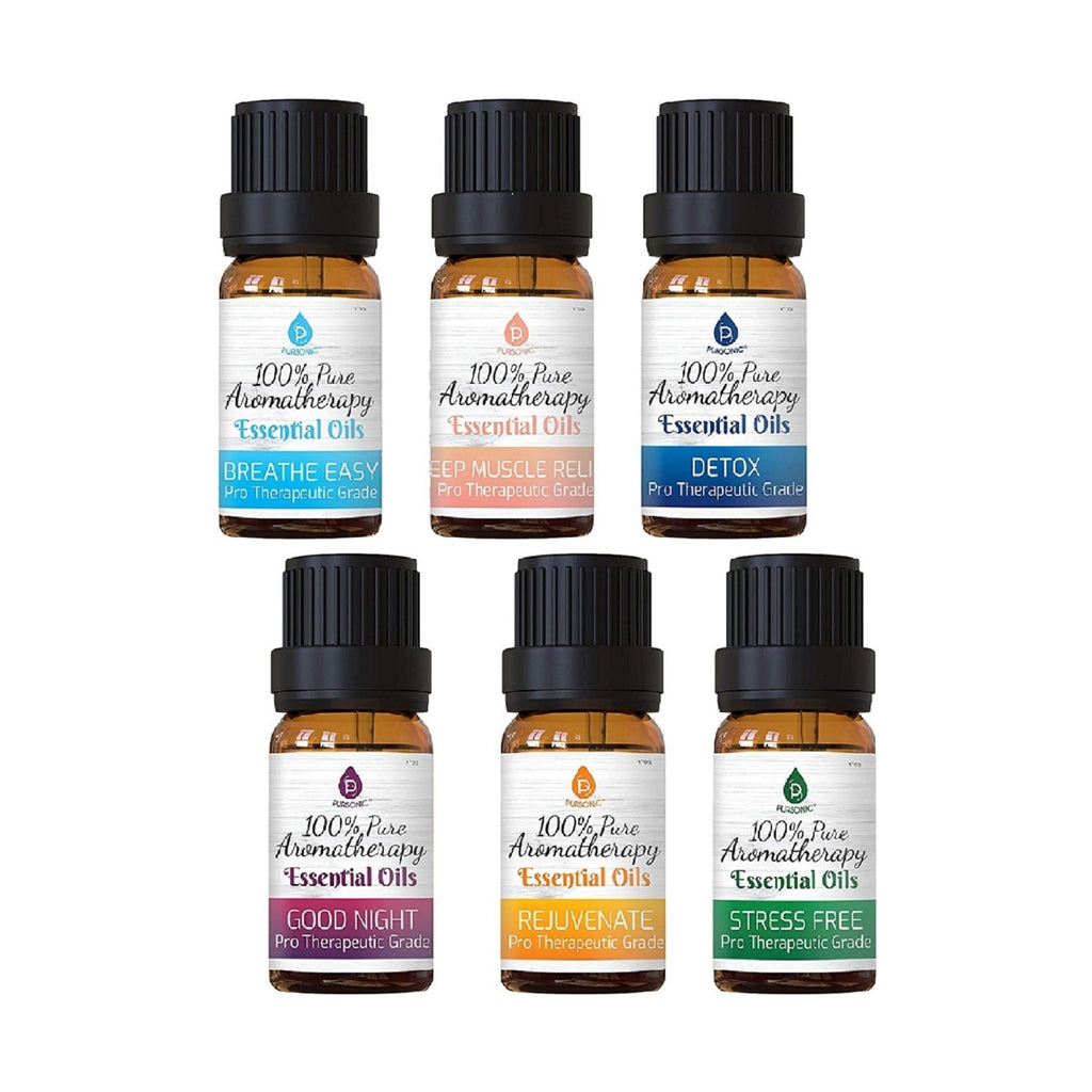 100% Pure Aromatherapy Essential Oils SixPack | DC-PURSONIC