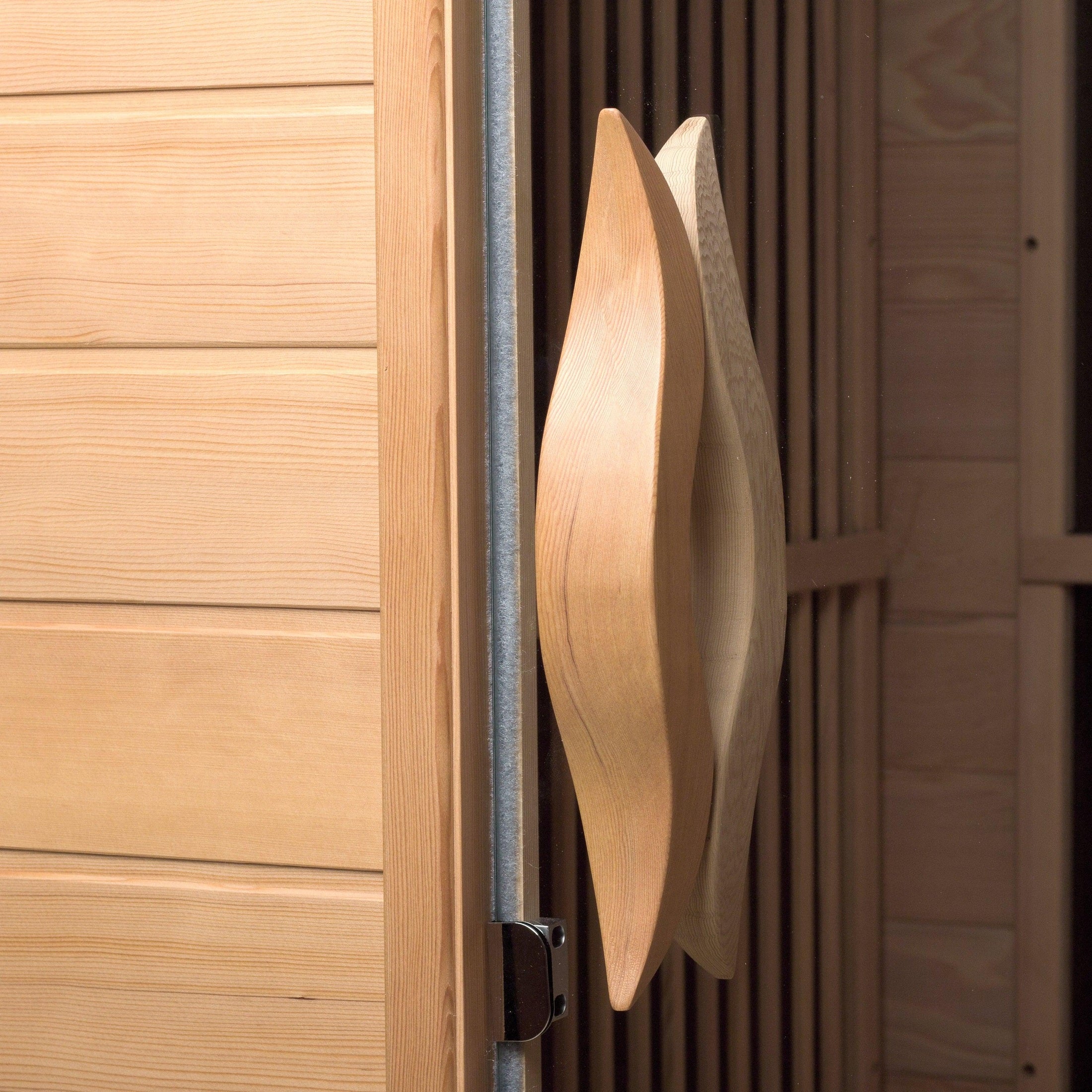 2 Person Carbon Infrared Sauna Canadian Hemlock 1700W Premium Audio by Durasage Health