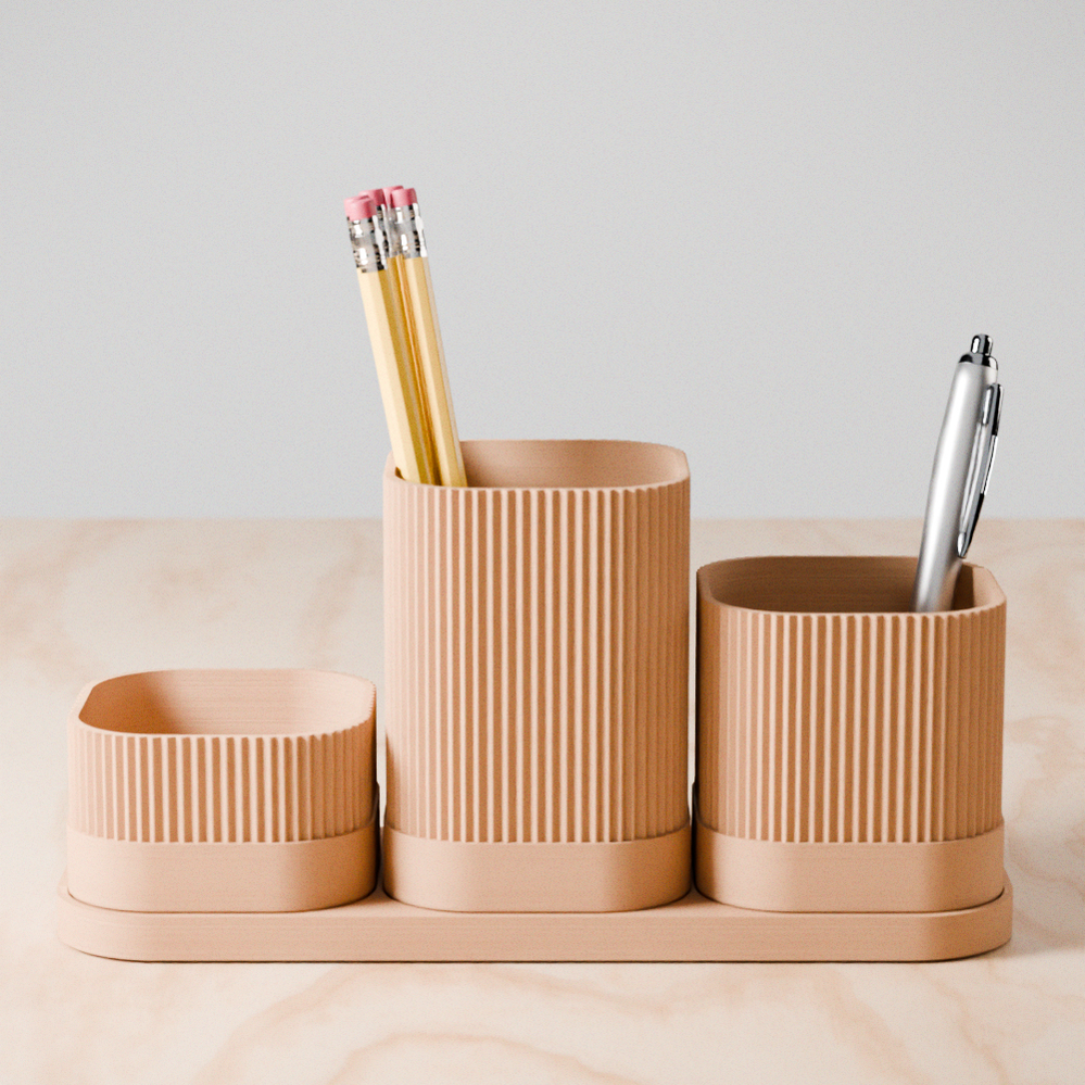 3 Piece Pencil Holder