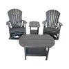 Premium Glider Adirondack Table Set | Smooth Glide Comfort by Dutch Country Patio, LLC