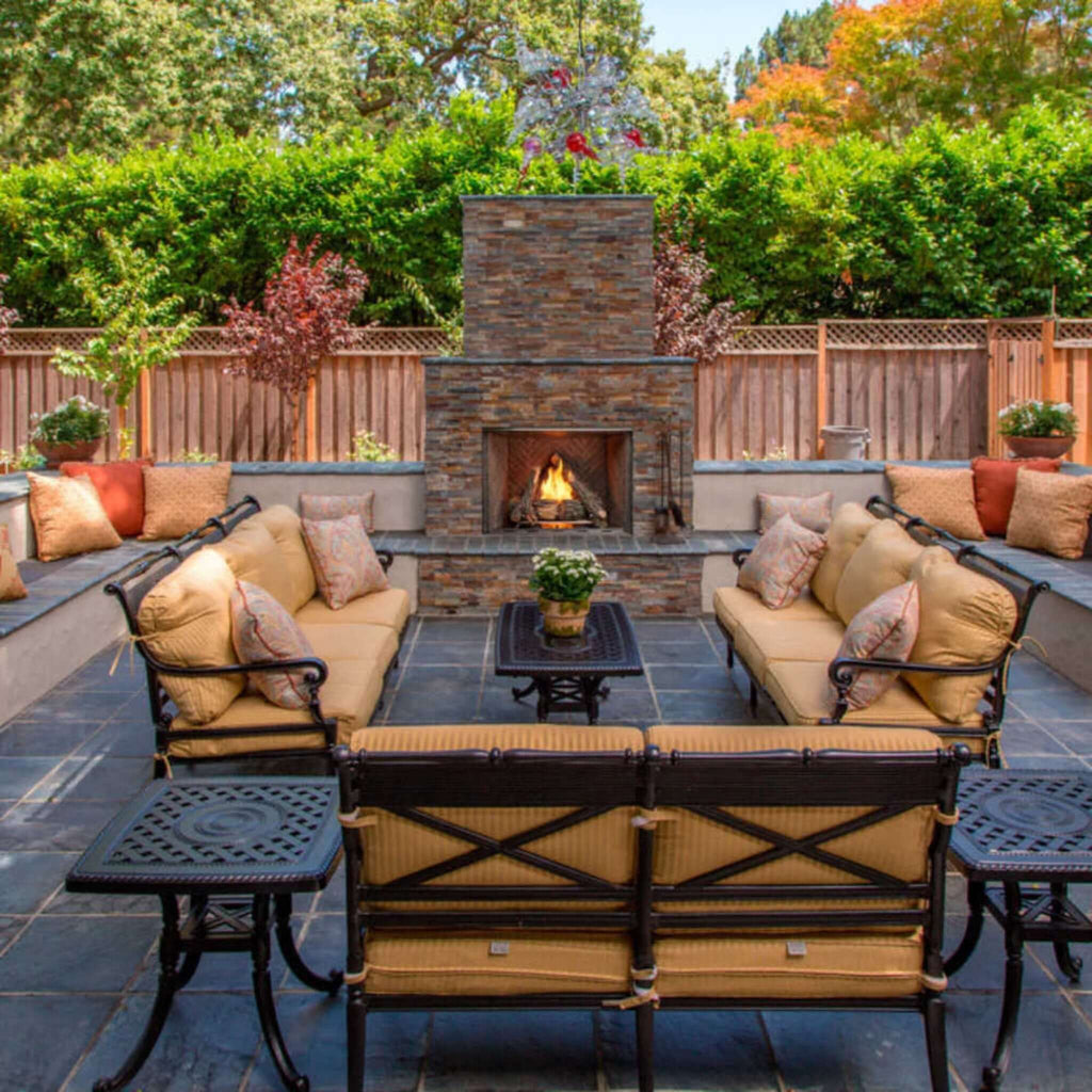 55K BTU Outdoor Weatherproof IndustrialGradeStainlessSteel GasFireplace | Durable Stainless