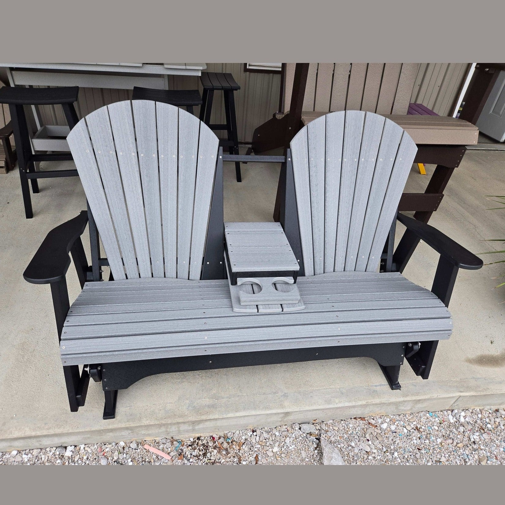 6' Adirondack Style Bench Glider