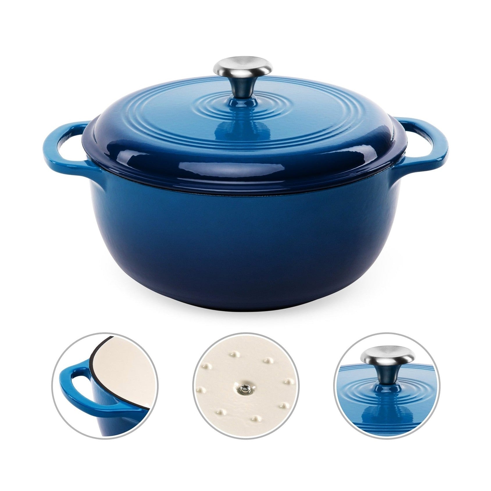 Enamel Cast Iron Dutch Oven Classic Kitchenware Collection by HomePacific