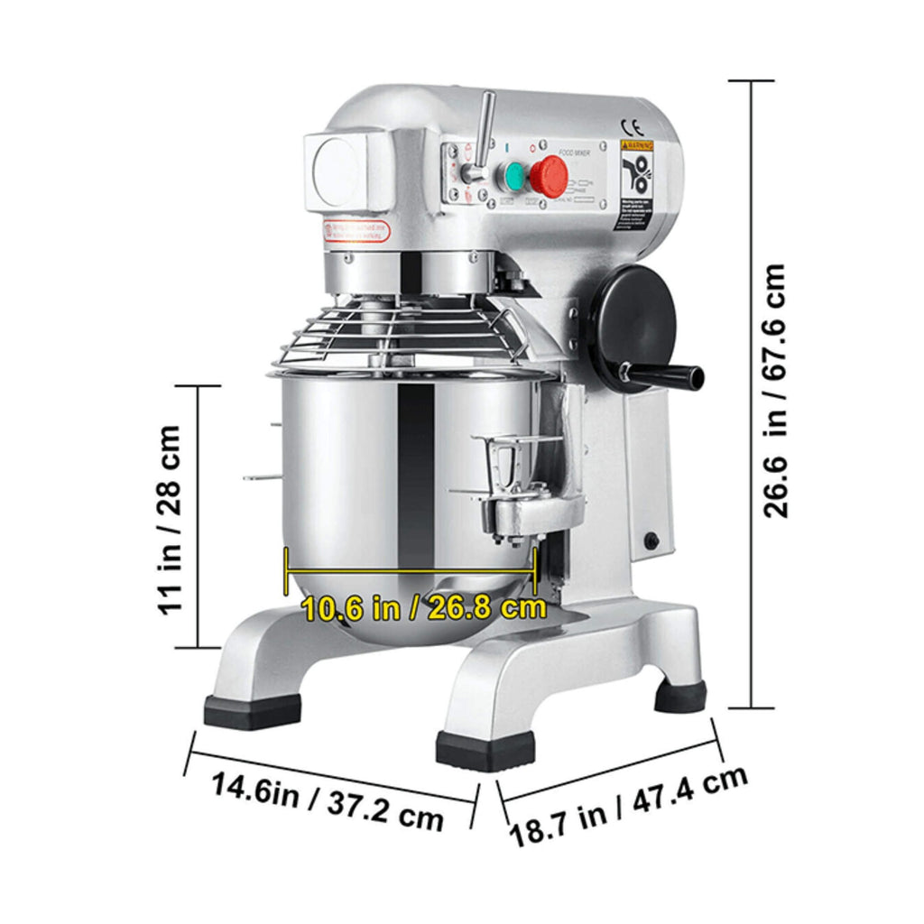 600W Commercial Dough Kneader Bakery Mixer Machine, 15QT (SAK95629) by SAKSBY WHOLESALE