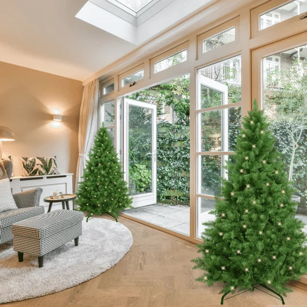 7.5 FT Green PVC Artificial Christmas Tree