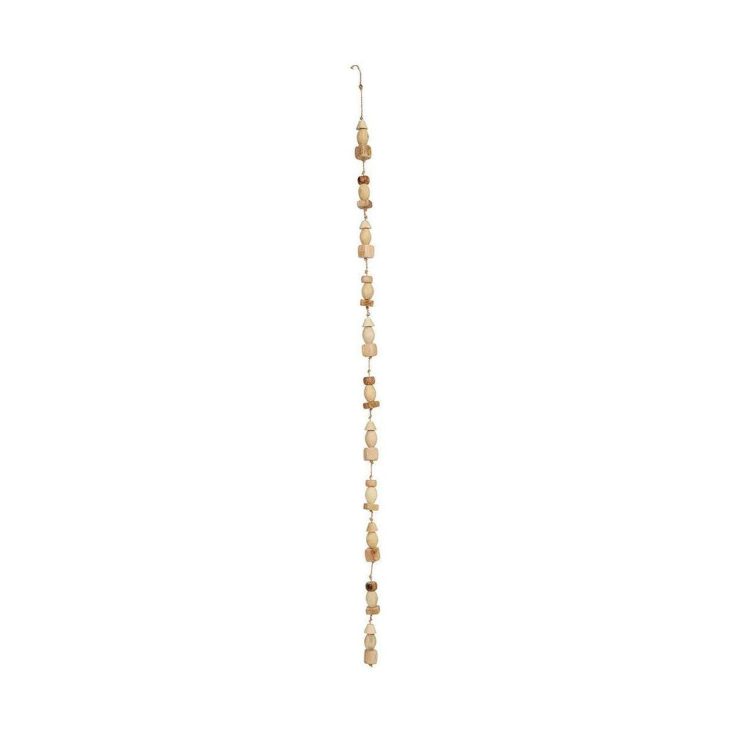 72" Mango Wood Bead Garland