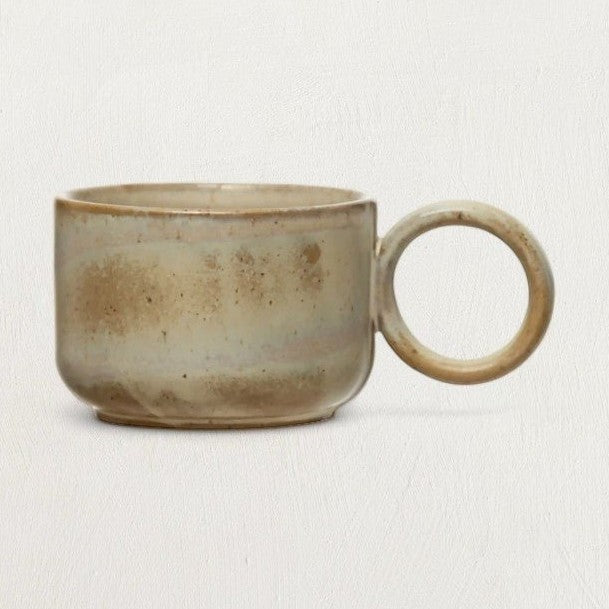 8 oz. Stoneware Mug with Reactive Glaze