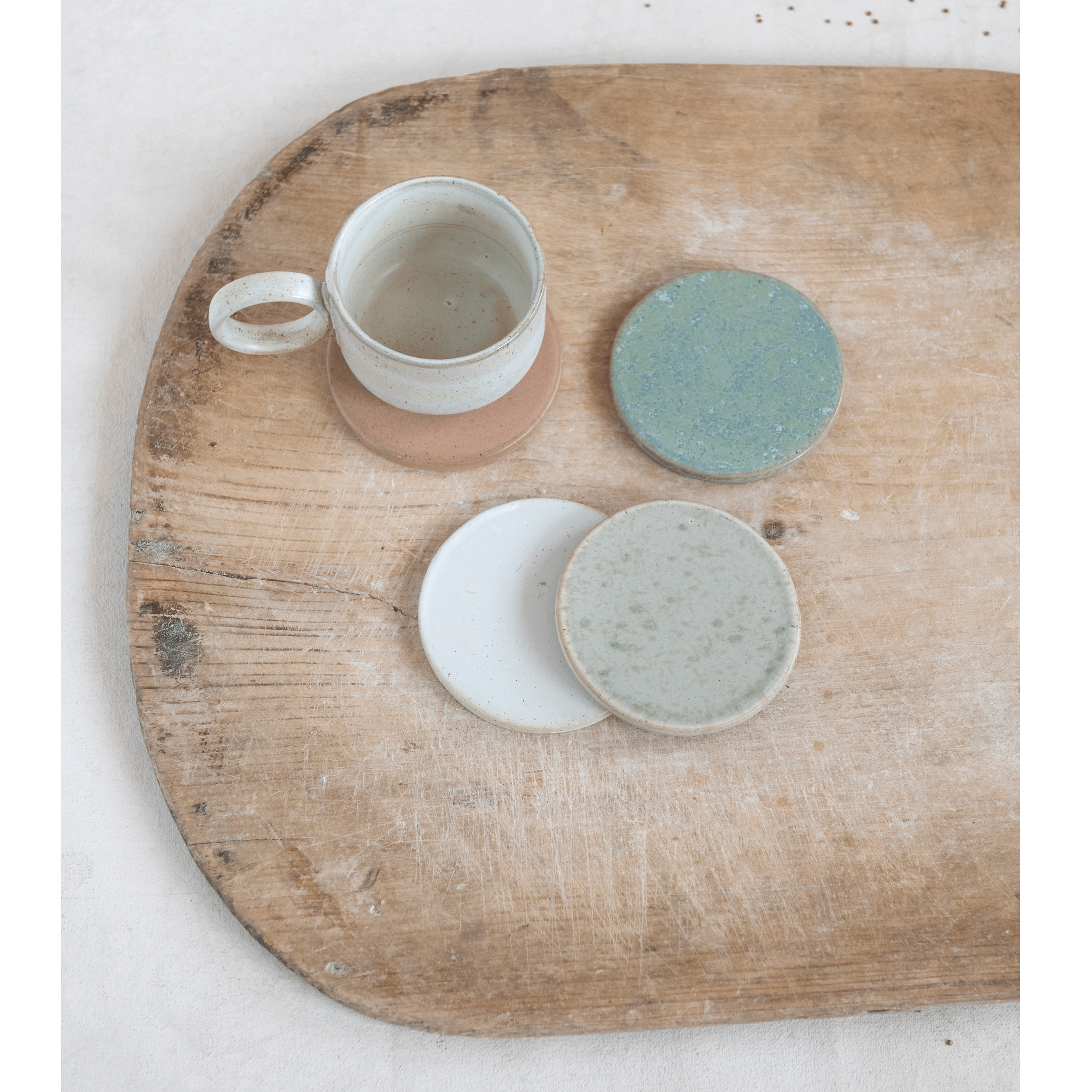 8 oz. Stoneware Mug with Reactive Glaze