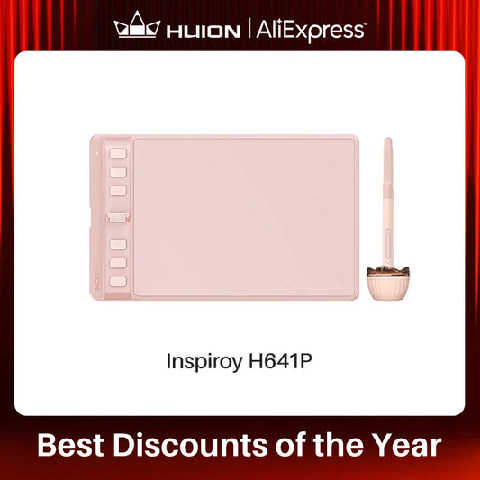 Huion Inspiroy 2S H641P Graphics Tablet 6 Express Keys