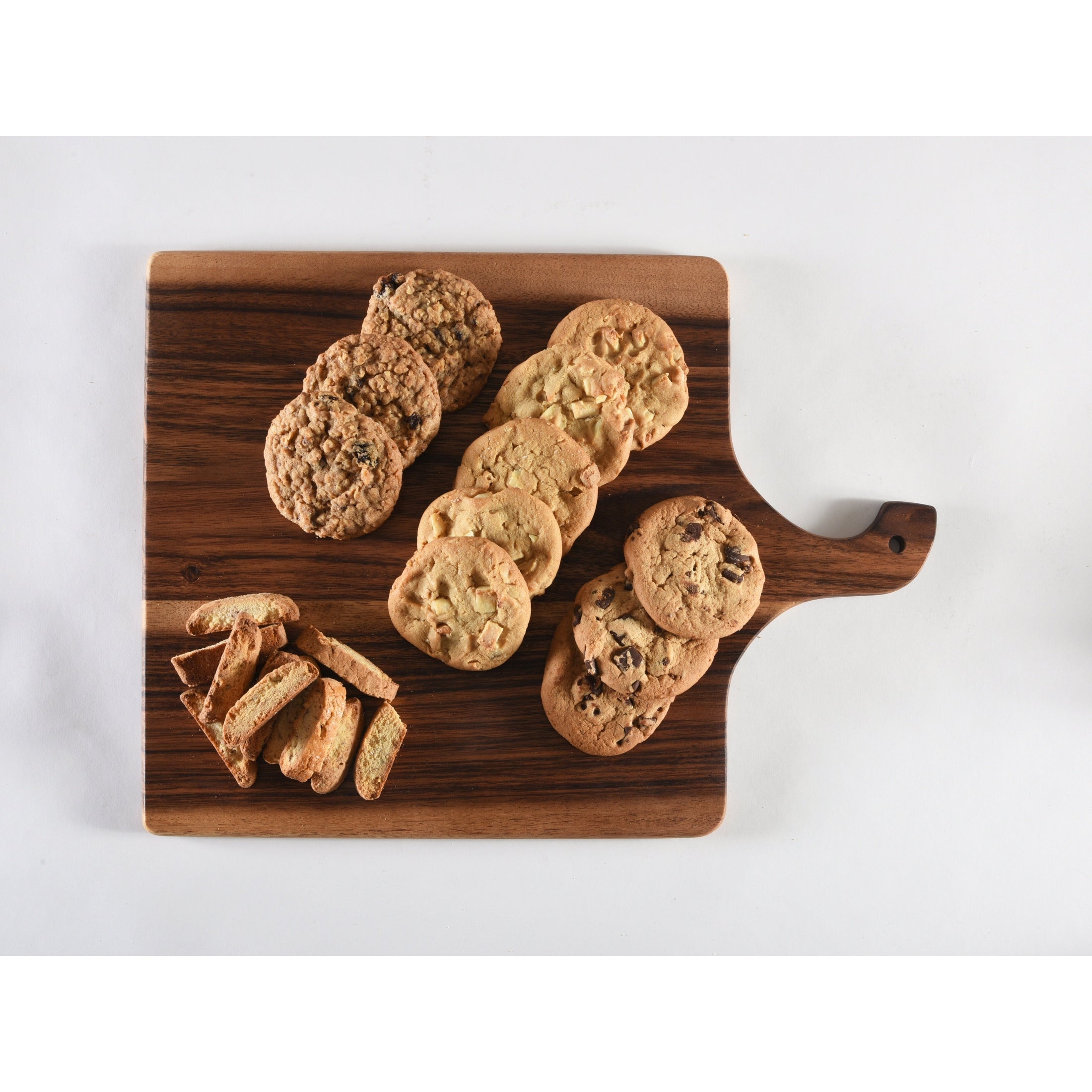 Acacia Wood Charcuterie Board With Handle 12x15 In by Kalmar Home