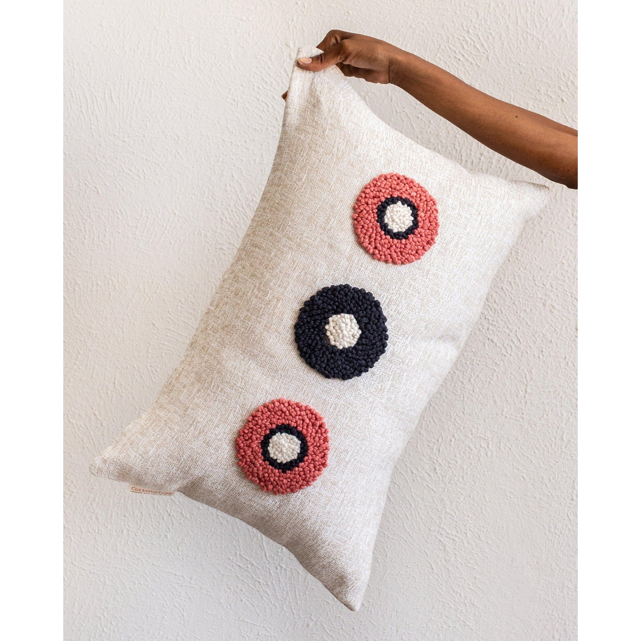 AfriScandi Circles Throw Pillow