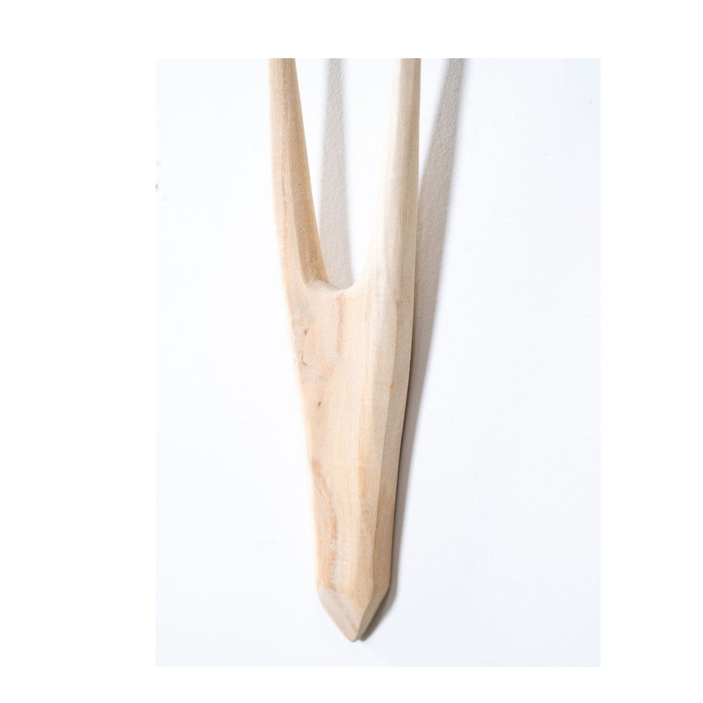 African Antelope Wood Bokkie Head Wall Sculpture