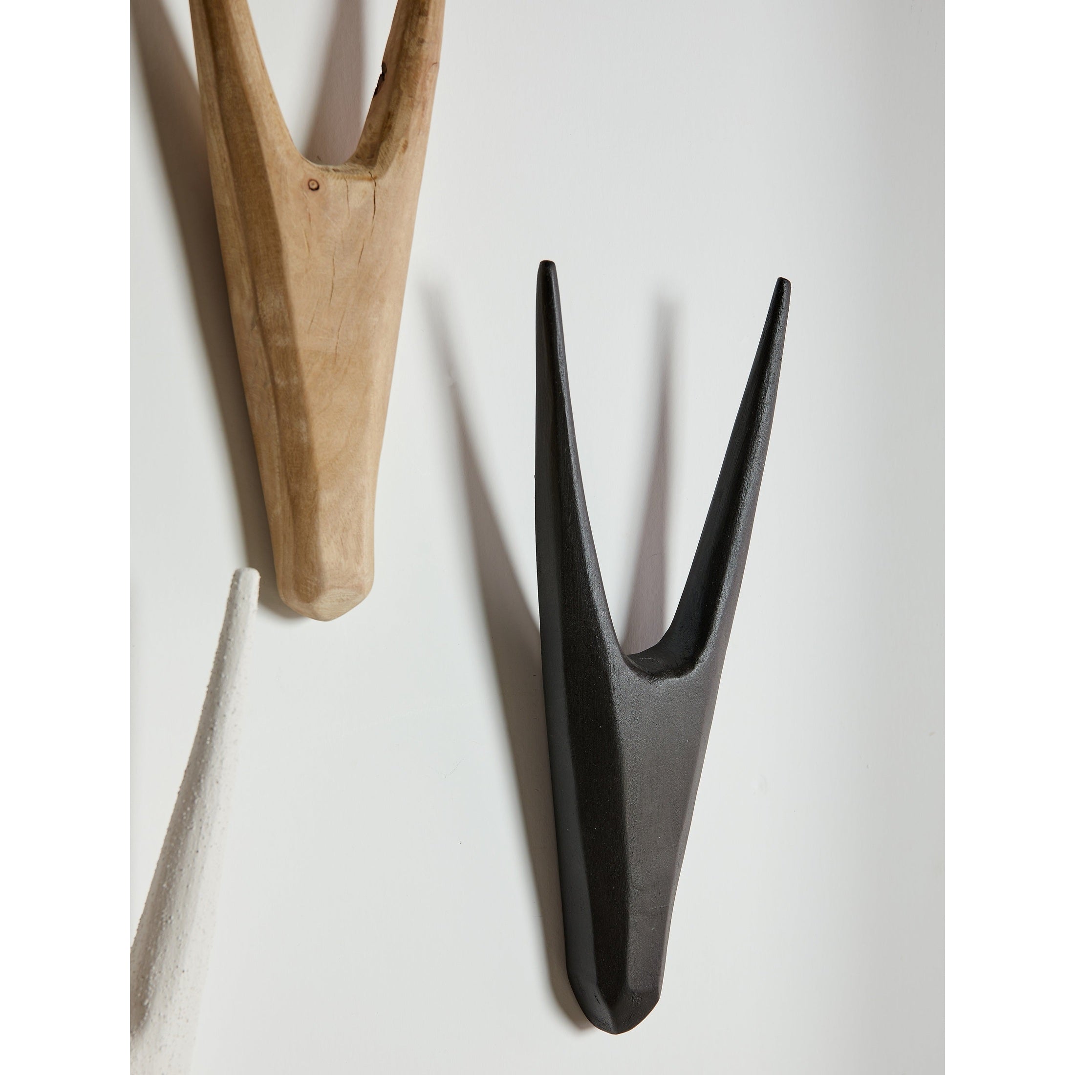 African Antelope Wood Bokkie Head Wall Sculpture