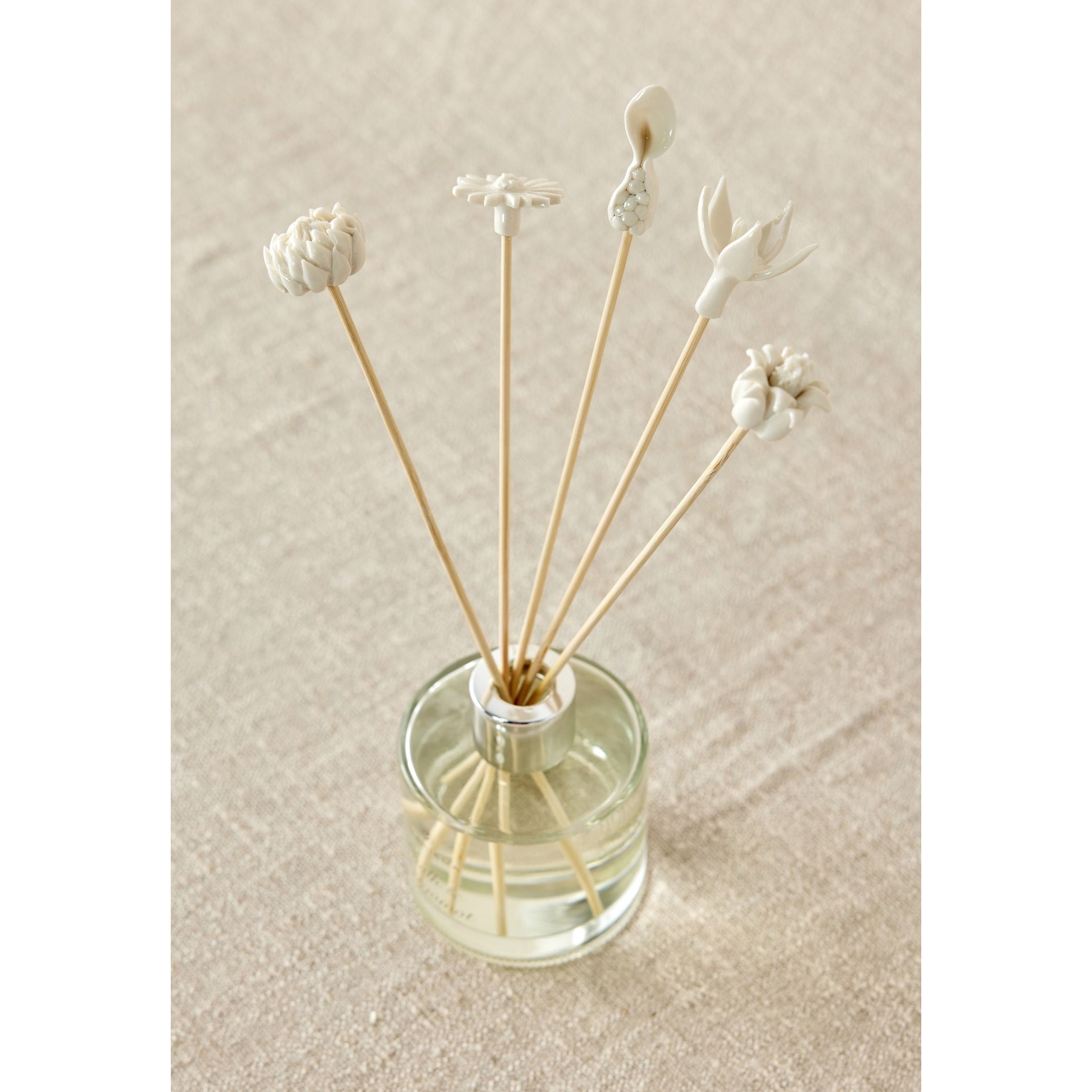 African Flowers Bamboo Diffuser Set