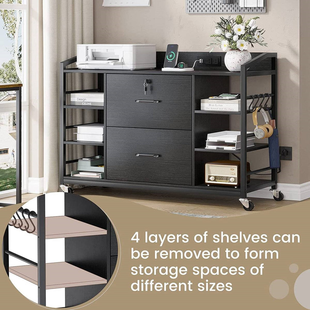 All In One Printer Stand | Improves Office Organization by HomePacific