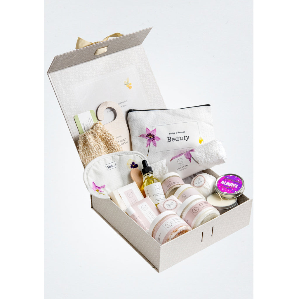 All-Natural Lavender Bath Gift Set Collection | DC-Lizush