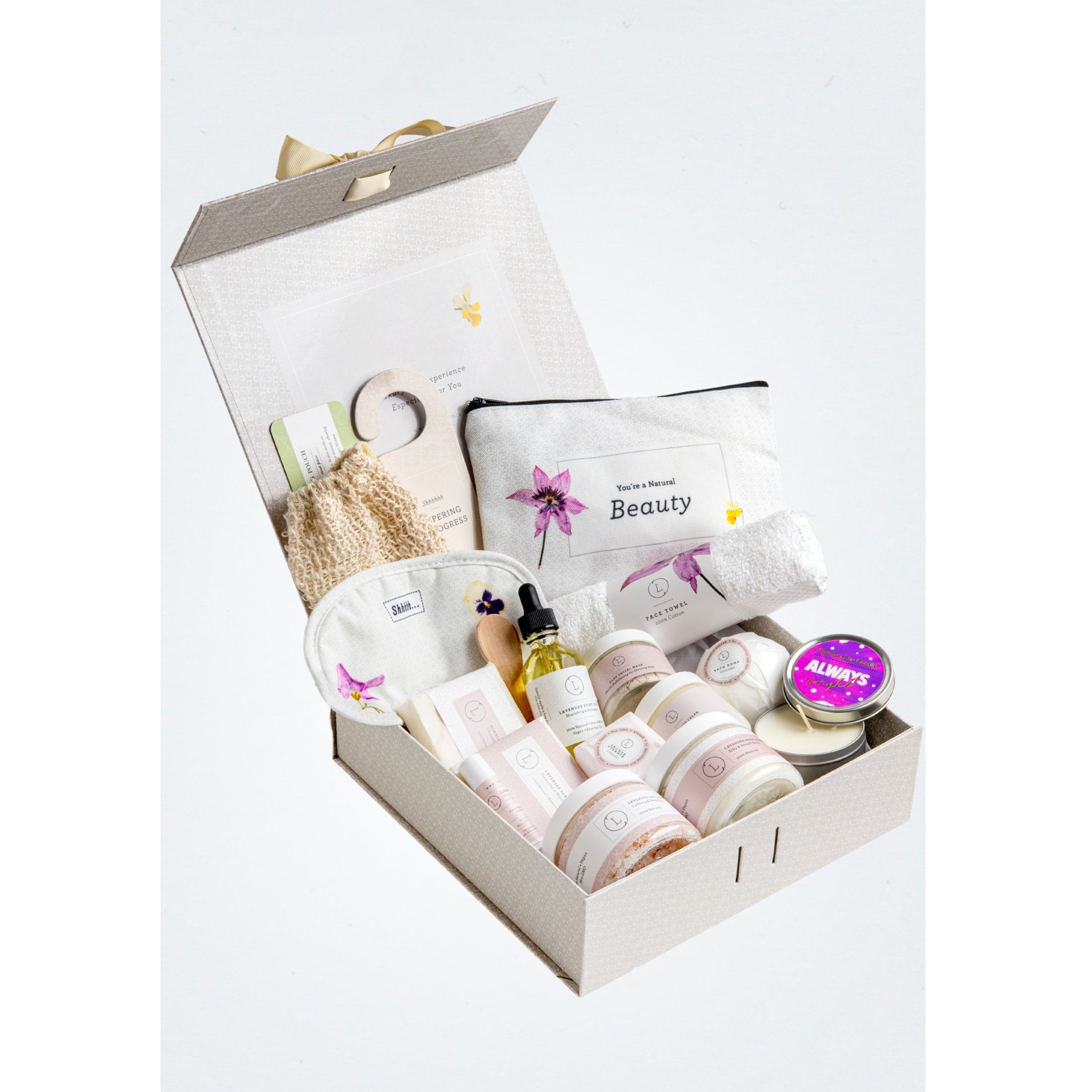 All-Natural Lavender Bath Gift Set Collection | DC-Lizush