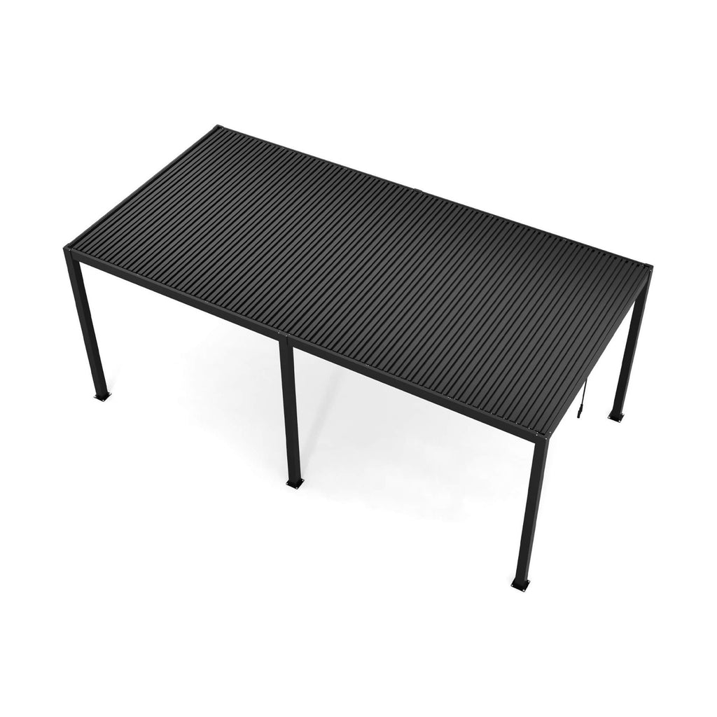 [10X19FT] Alora Modern Durable All-Weather Outdoor Pergola With Aluminum Frame And Steel Louvers (SAK32691) by SAKSBY WHOLESALE