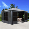 All Weather Aluminum Sunroom Sloping Roof | SAKSBY WHOLESALE