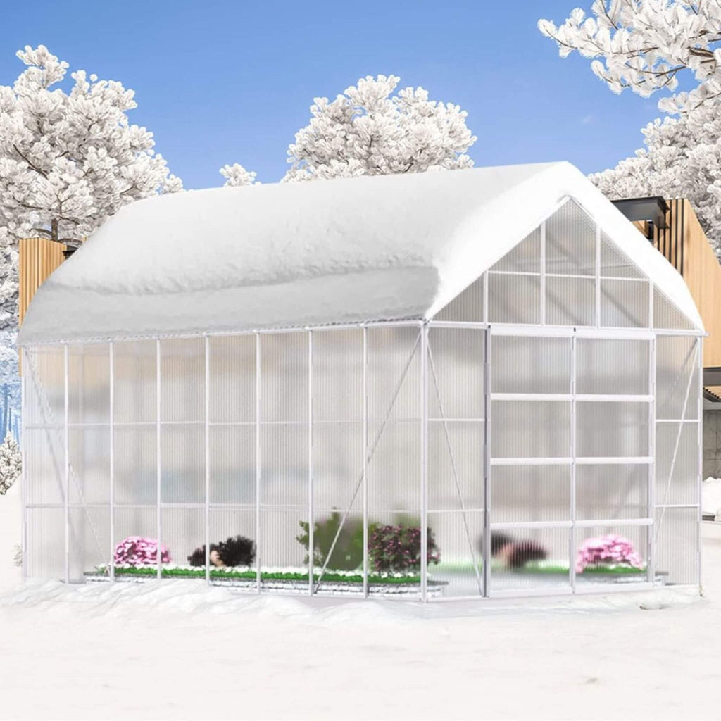 All-Weather Ultra-Resistant Polycarbonate Greenhouse Extra Large | SAKSBY WHOLESALE