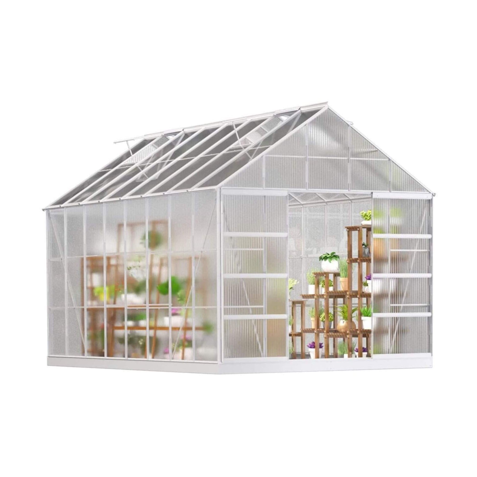 All-Weather Ultra-Resistant Polycarbonate Greenhouse Extra Large | SAKSBY WHOLESALE
