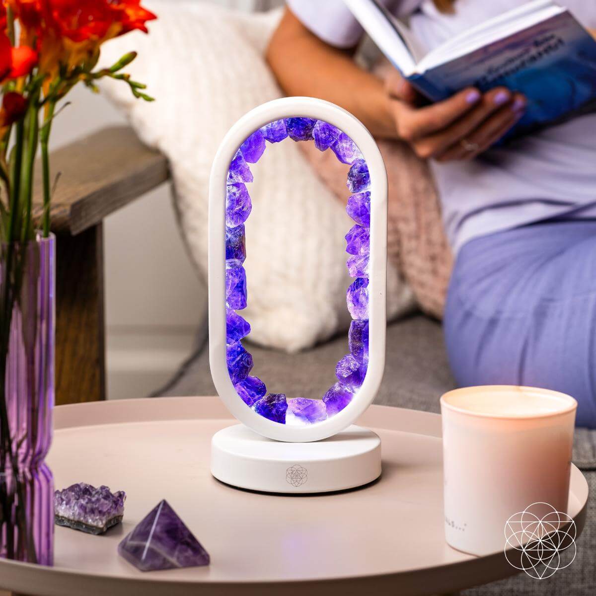 Amethyst Ambient Lamp With Remote | Conscious Items
