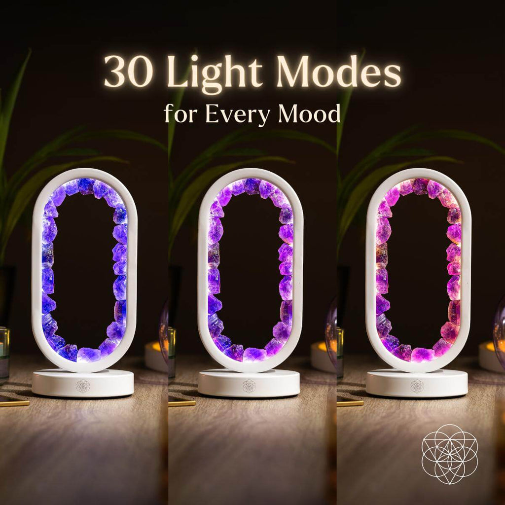 Amethyst Ambient Lamp With Remote | Conscious Items