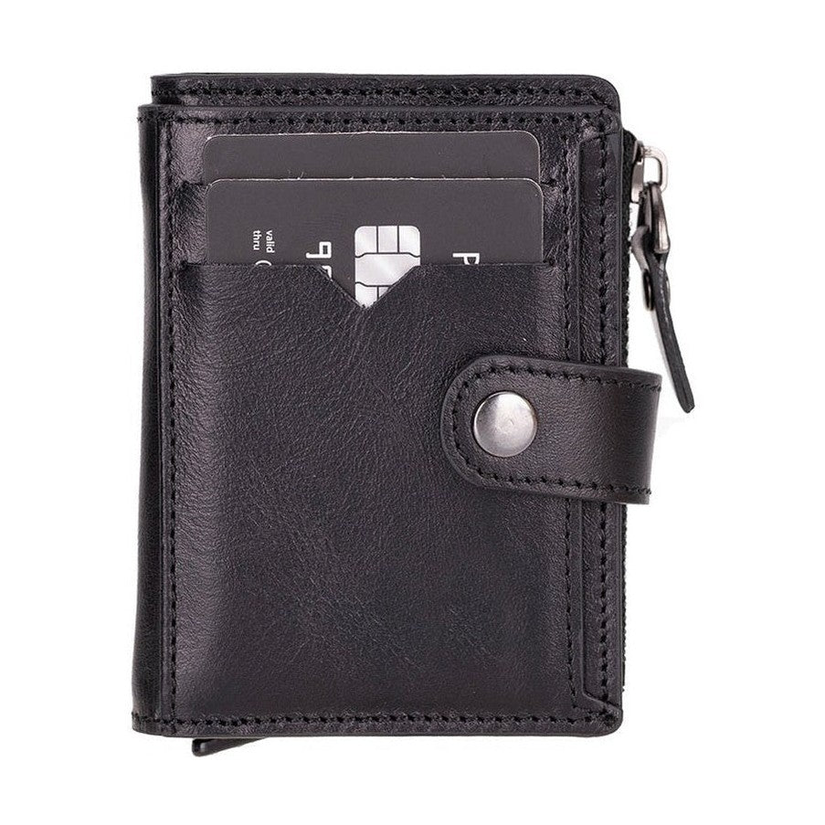 Andalusia Genuine Leather Pop-Up Cardholder with RFID Protection