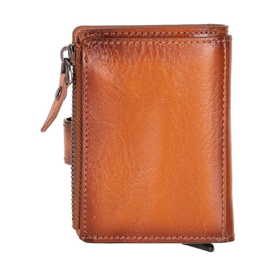 Andalusia Genuine Leather Pop-Up Cardholder with RFID Protection