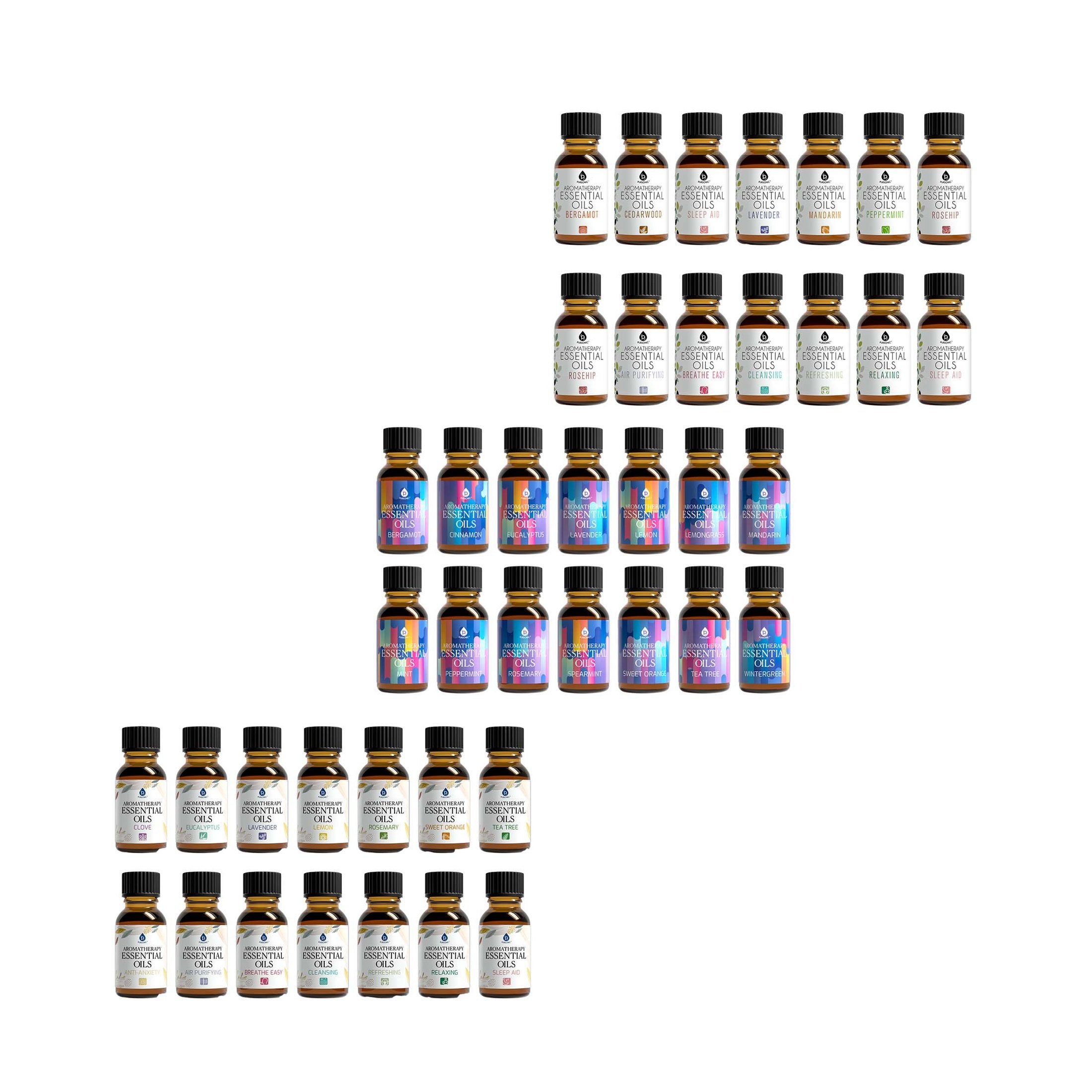 Aromatherapy Essential Oils Gift Bundle | DC-PURSONIC