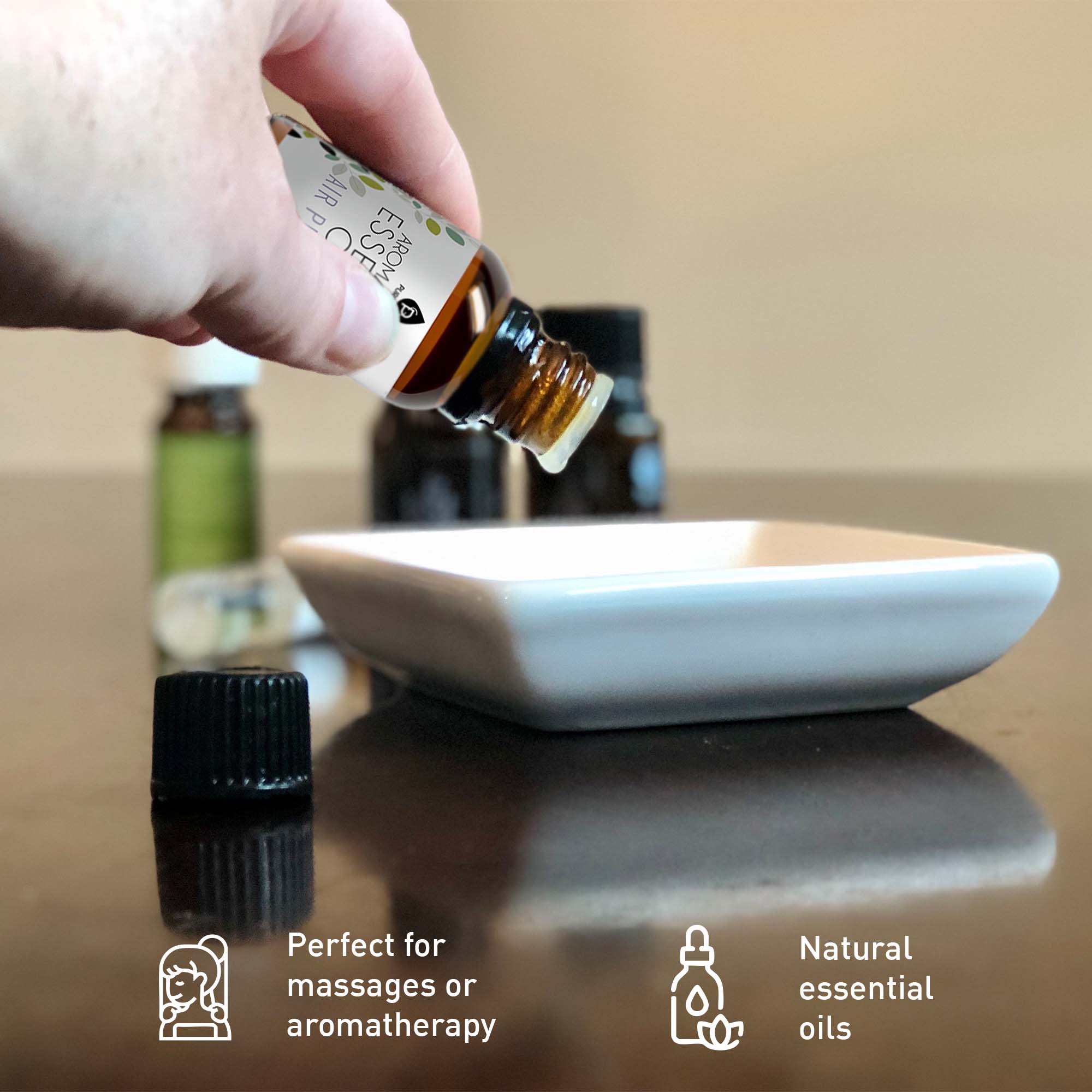 Aromatherapy Essential Oils Gift Bundle | DC-PURSONIC