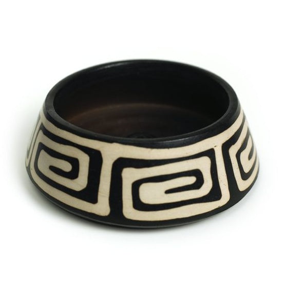 Artisanal Ceramic Incense Burner Peruvian Painted | DC-OMSutra