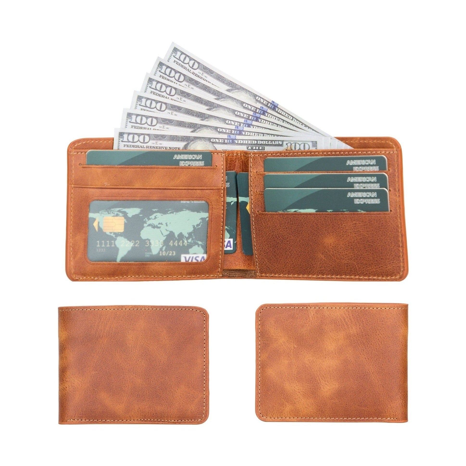 Arvada Handmade Bifold Leather Men Wallet