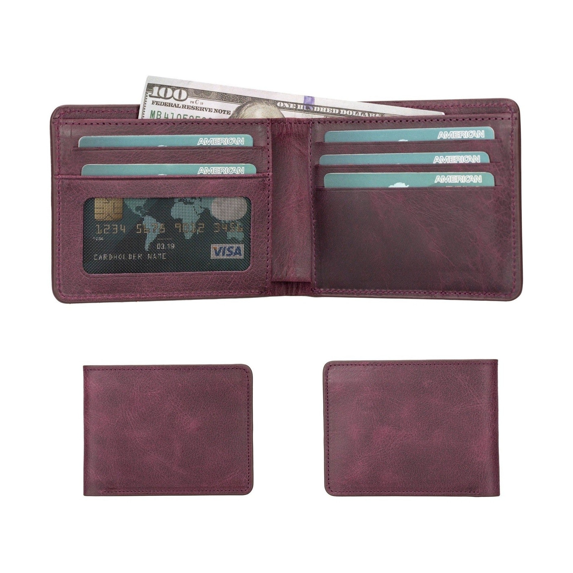 Arvada Handmade Bifold Leather Men Wallet