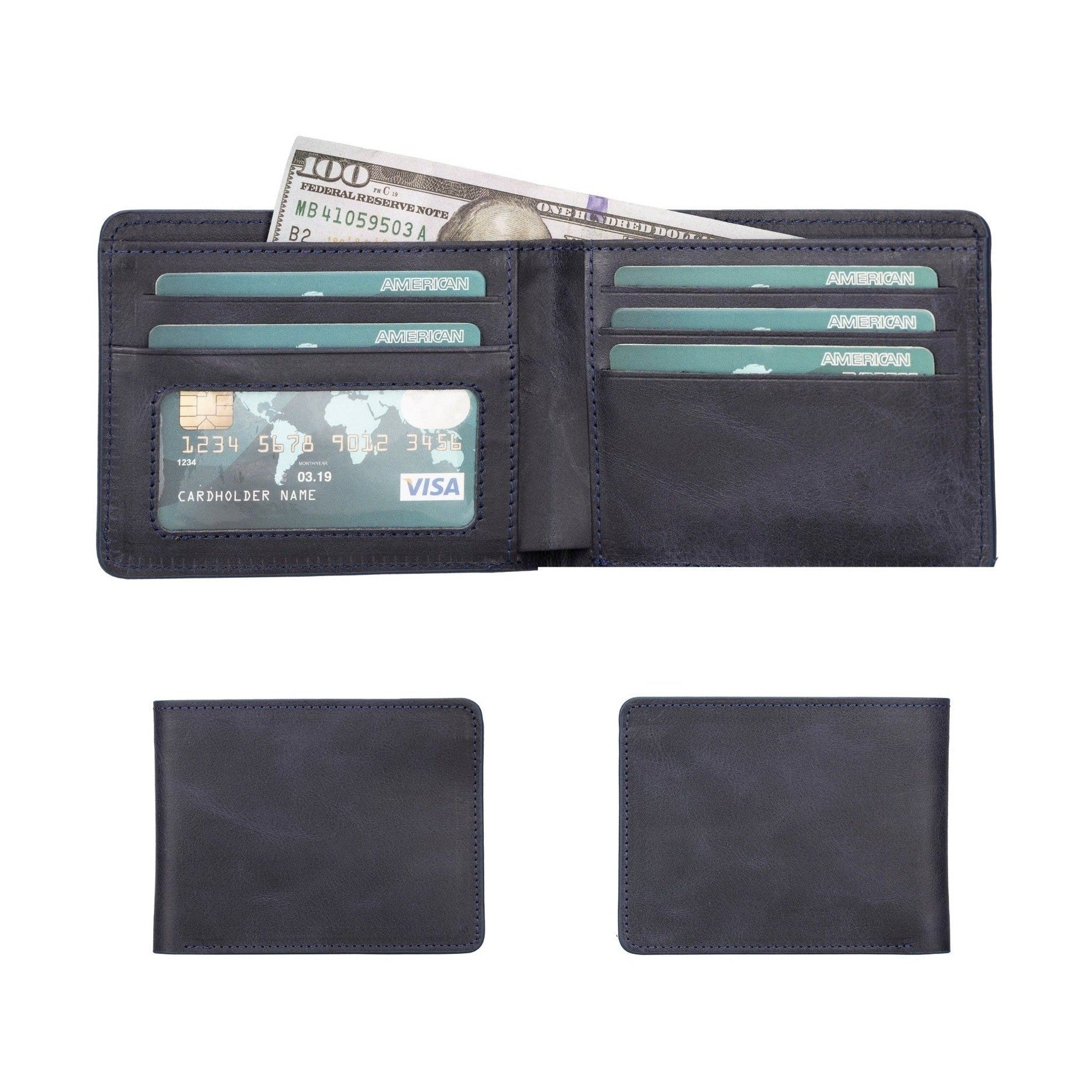 Arvada Handmade Bifold Leather Men Wallet