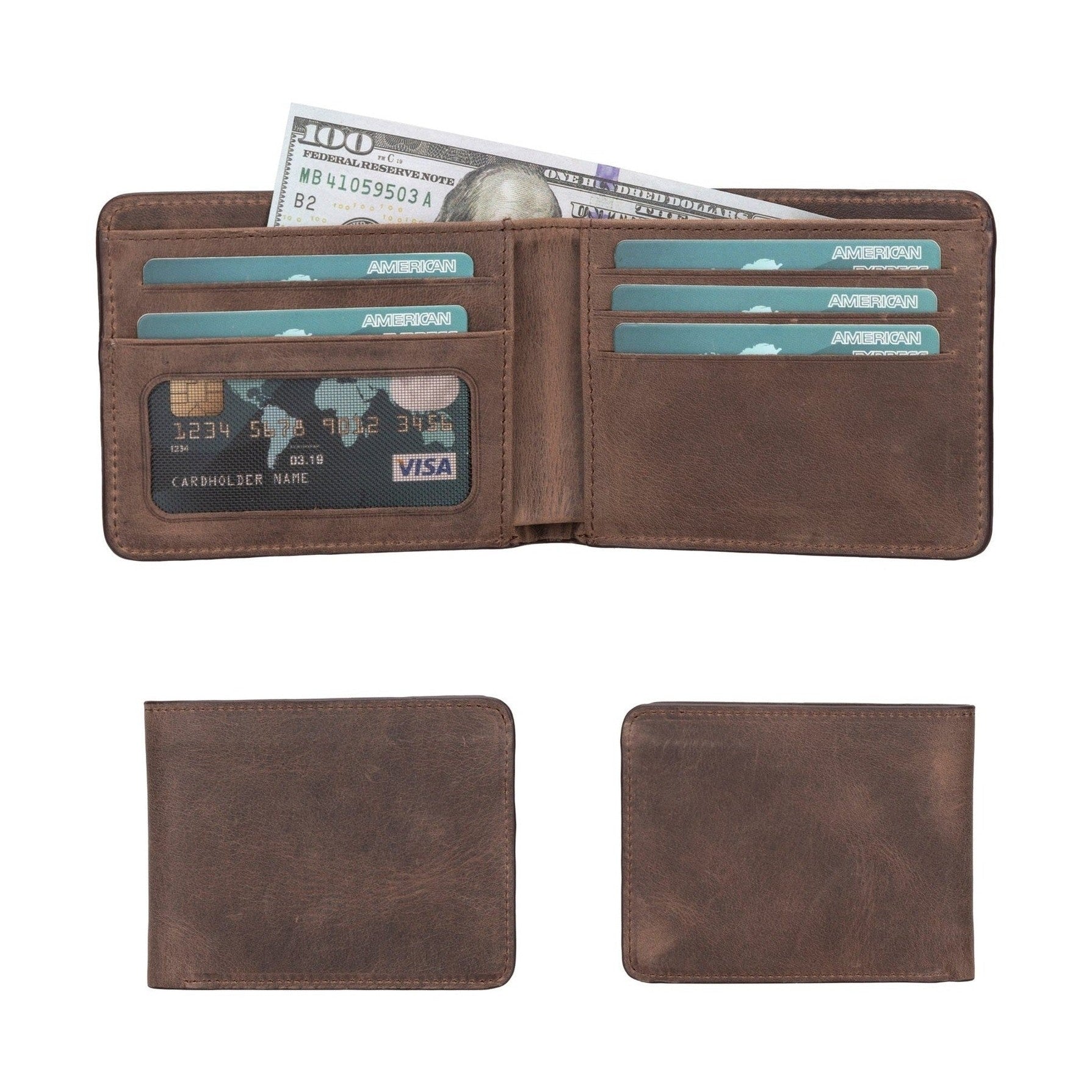 Arvada Handmade Bifold Leather Men Wallet