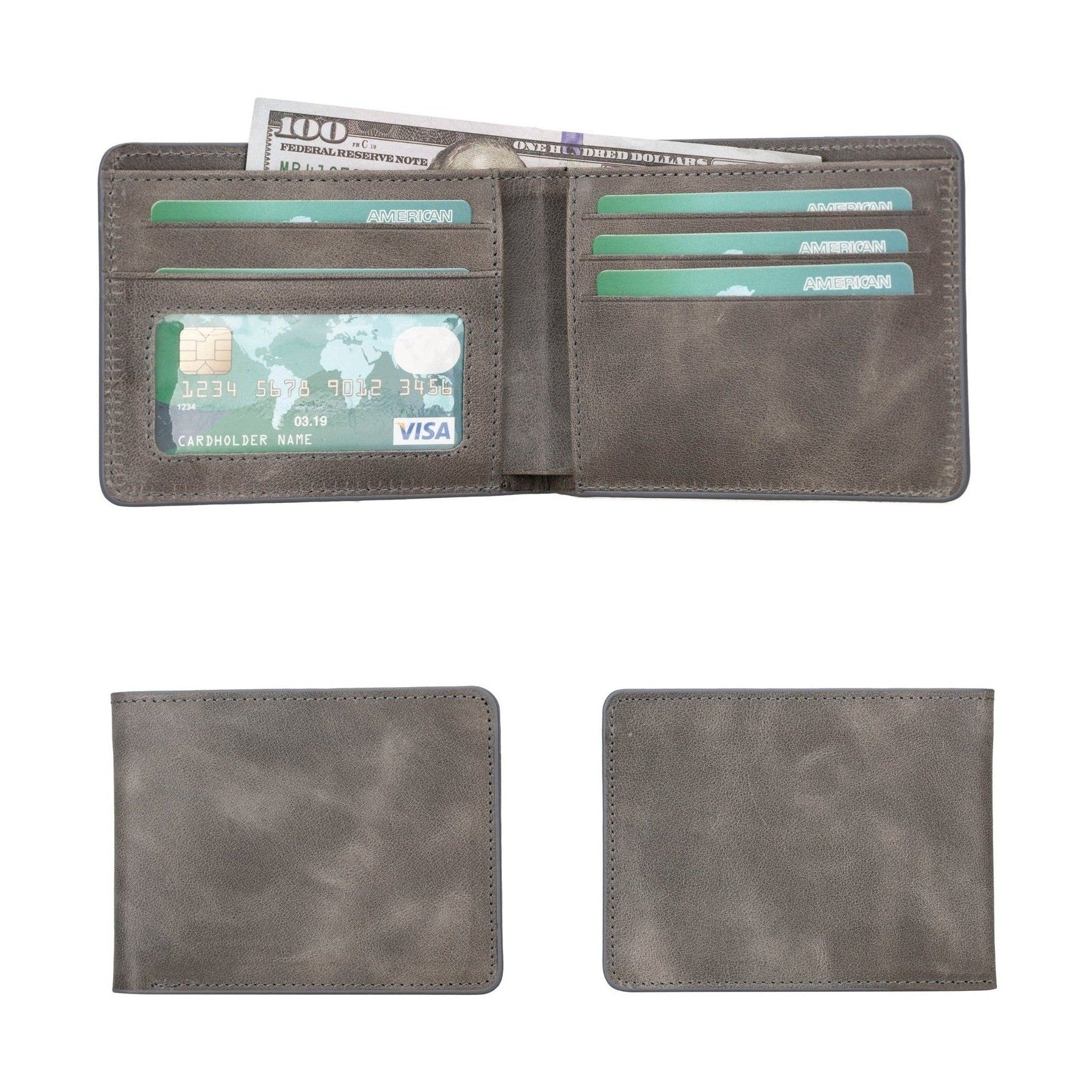 Arvada Handmade Bifold Leather Men Wallet