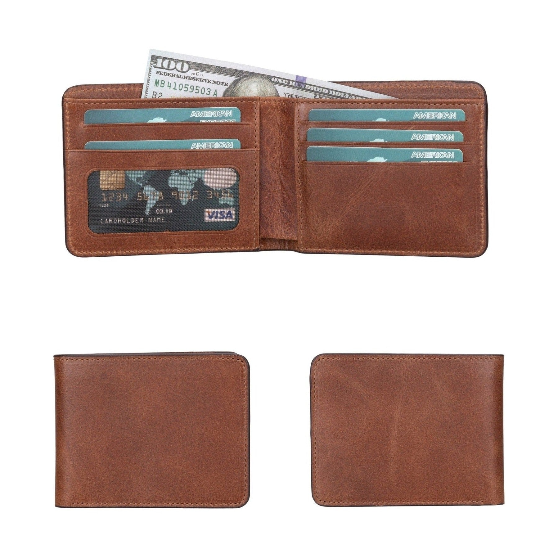 Arvada Handmade Bifold Leather Men Wallet