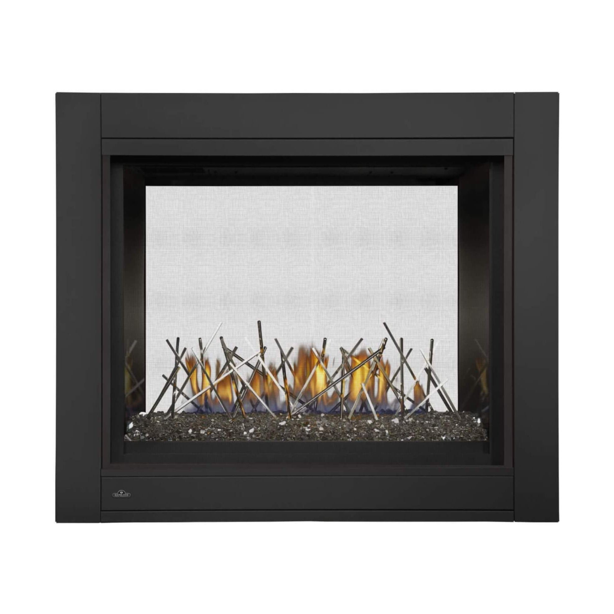 Ascent See-Through Glass Ember Bed Direct-Vent | Napoleon Fireplace