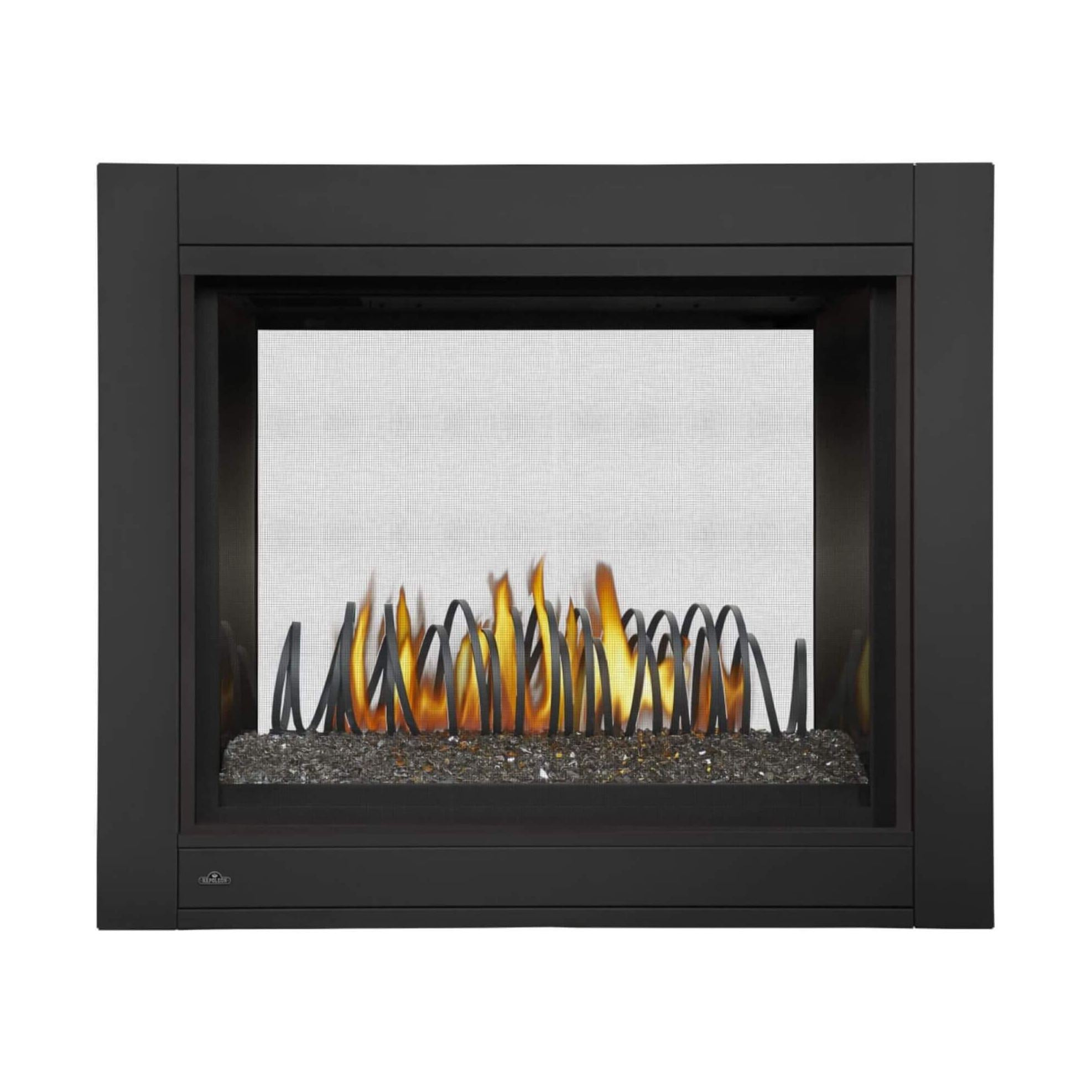Ascent See-Through Glass Ember Bed Direct-Vent | Napoleon Fireplace