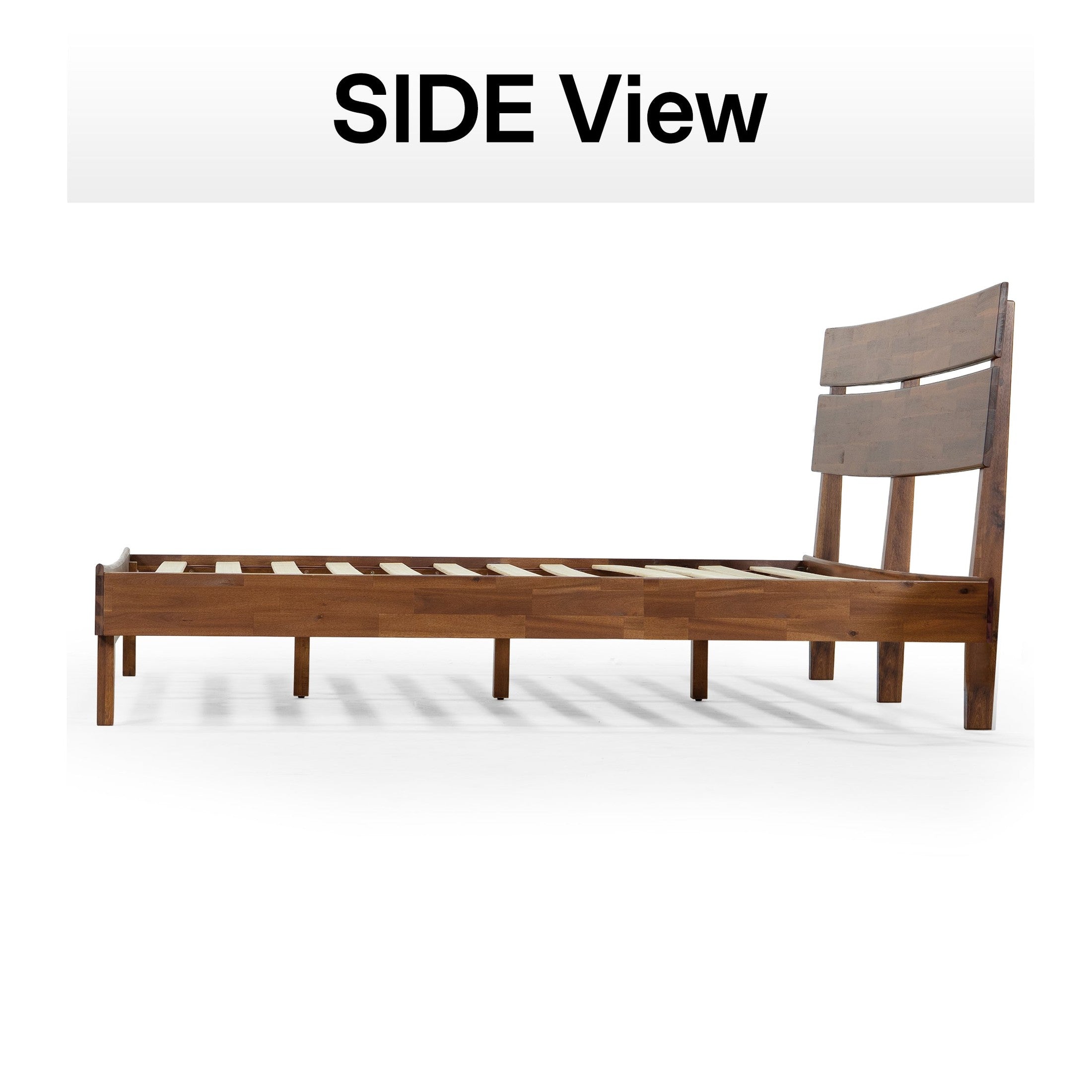 Aurora Solid Wood Bed Frame