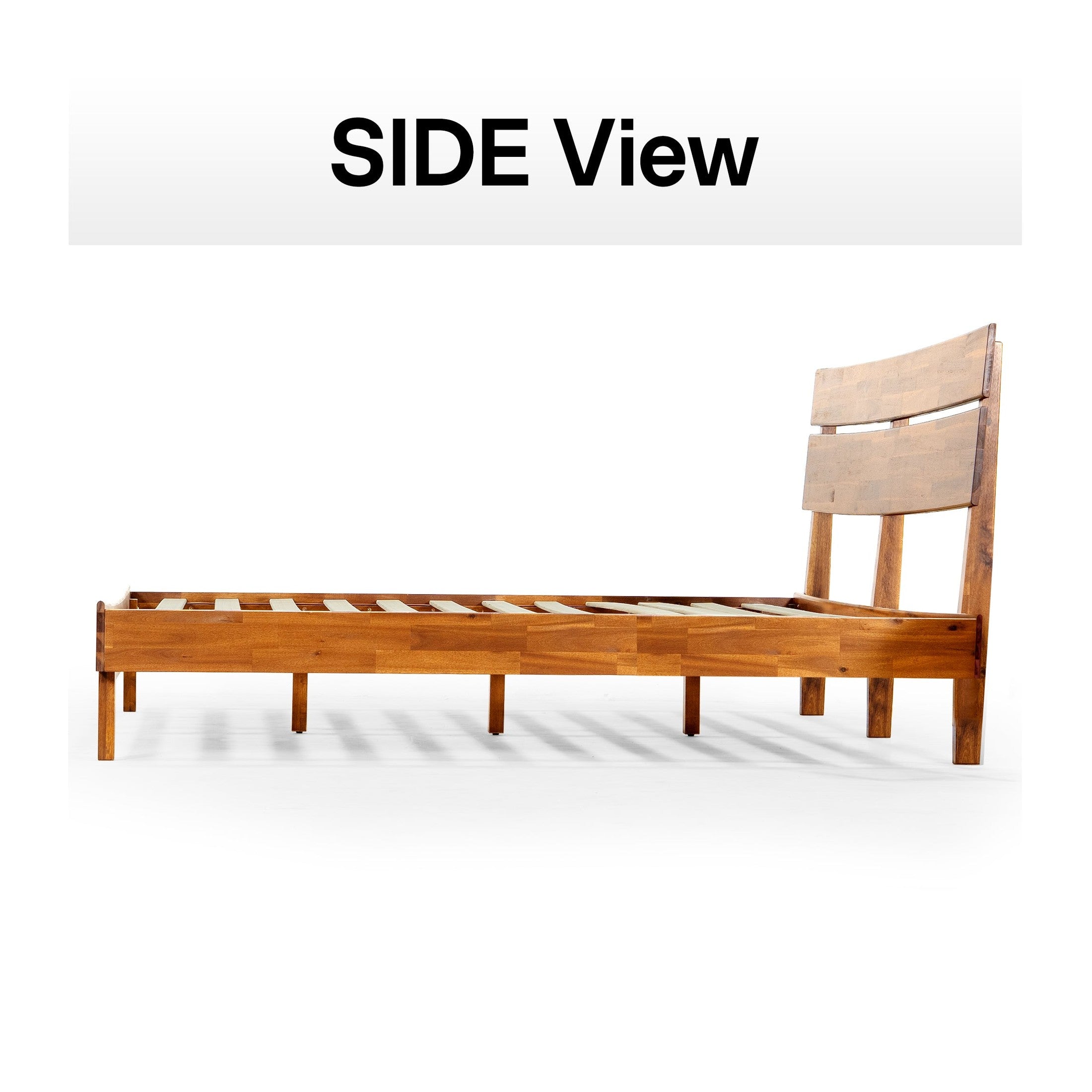 Aurora Solid Wood Bed Frame