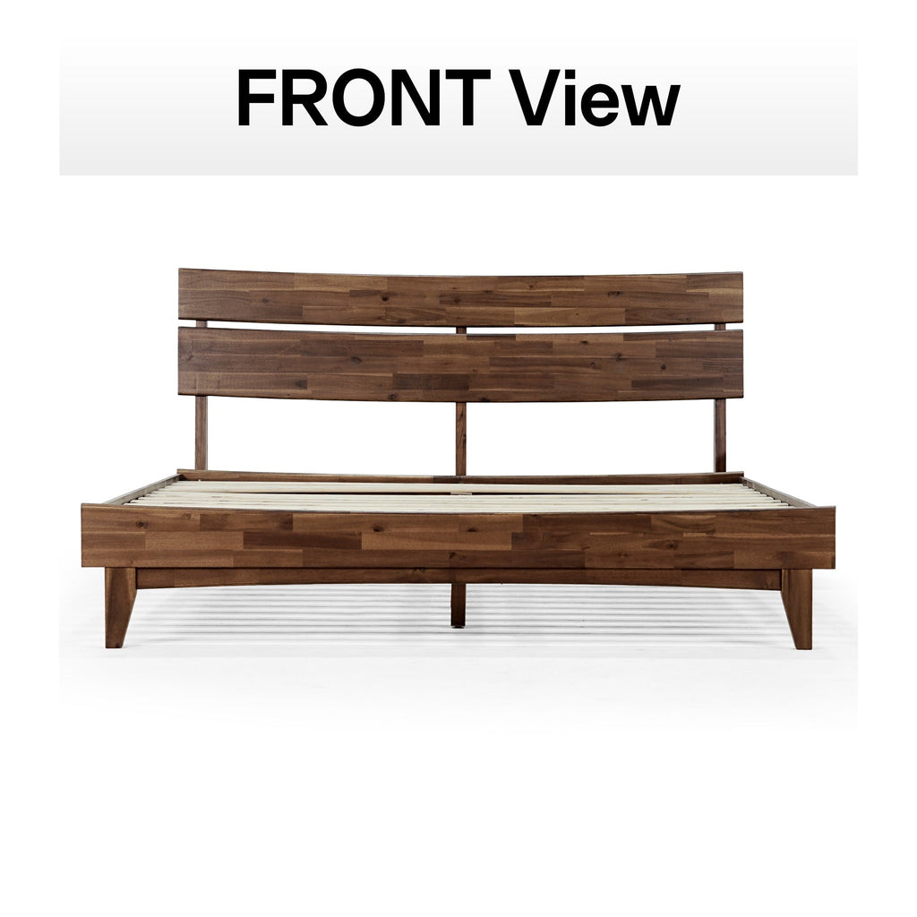 Aurora Solid Wood Bed Frame