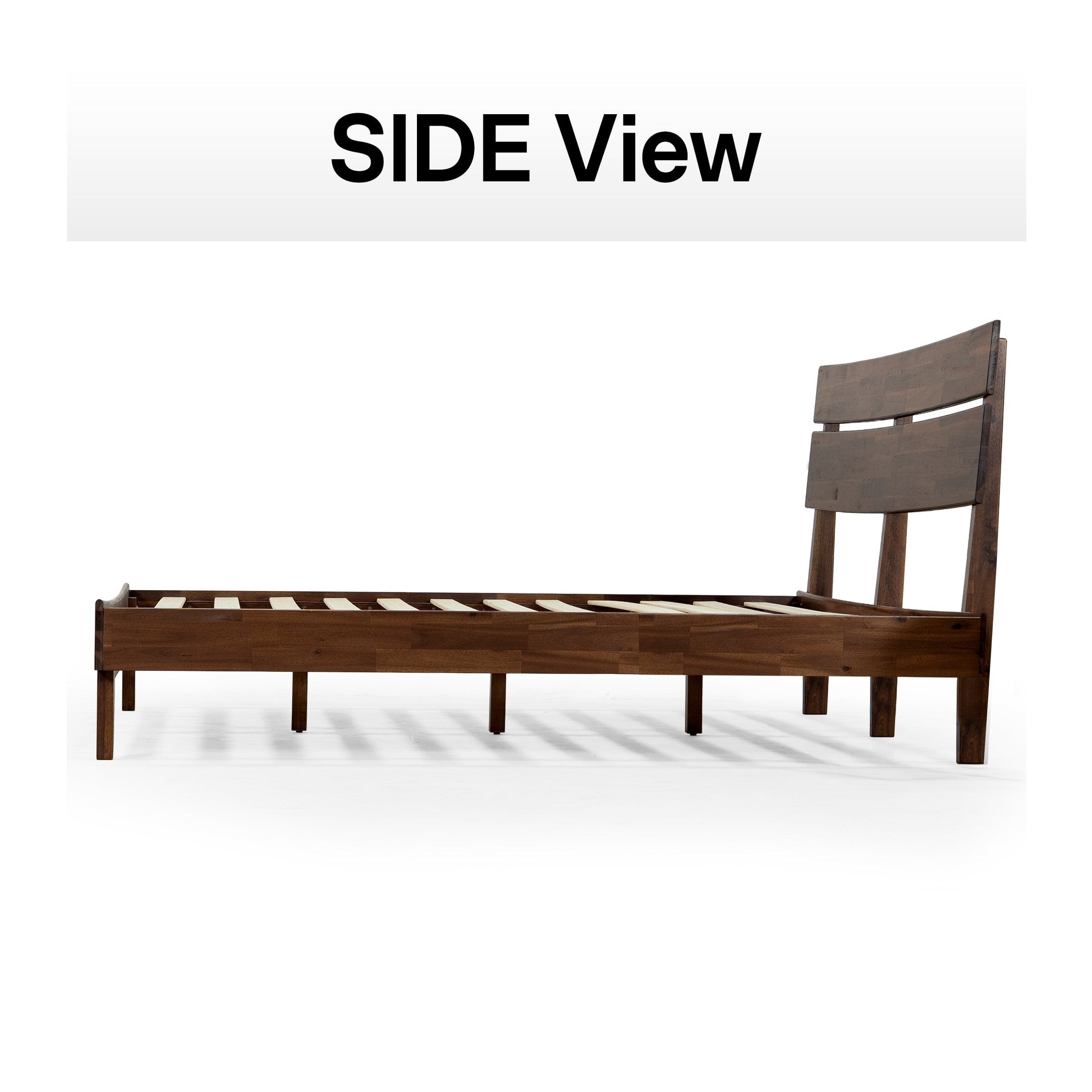 Aurora Solid Wood Bed Frame